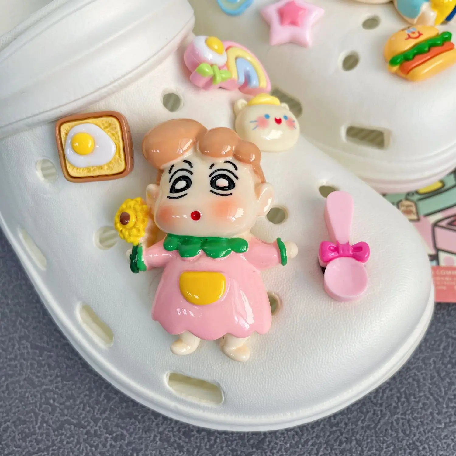 Новый карандаш Шин-тян аксессуары для обуви обувь Kawaii с героями мультфильмов