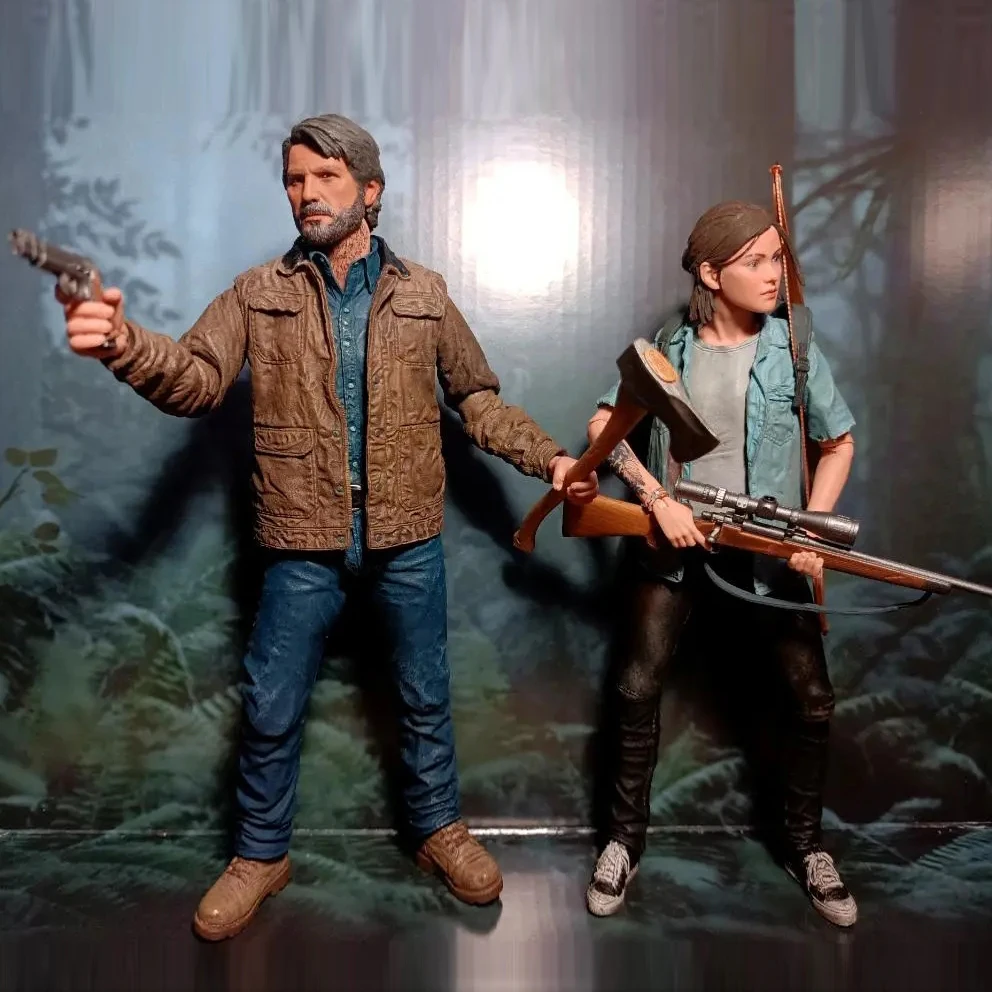 

2023 New Neca Action Figure The Last Of Us Figure Joel Ellie With Bow Figure 2pcs/Set Model Toys Game Series Collection Gift