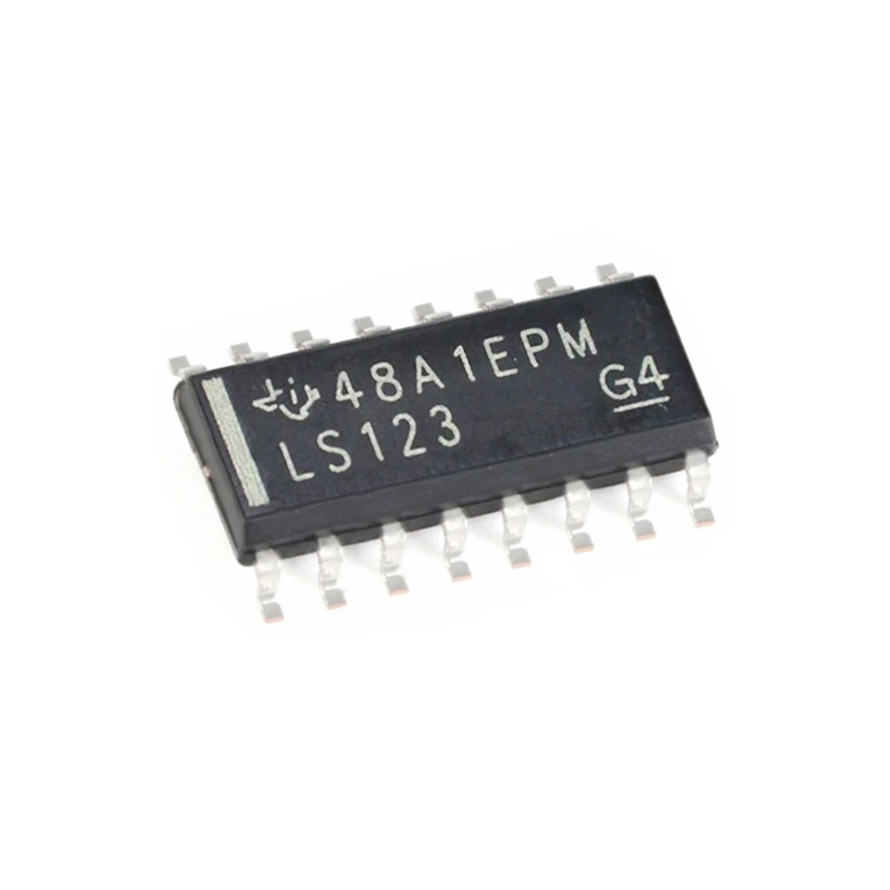 10-100PCS SN74LS123DR 74LS123DR SOP-16 SOIC Silk Screen LS123 Multi-frequency Oscillator Logic Chip IC Brand New Original