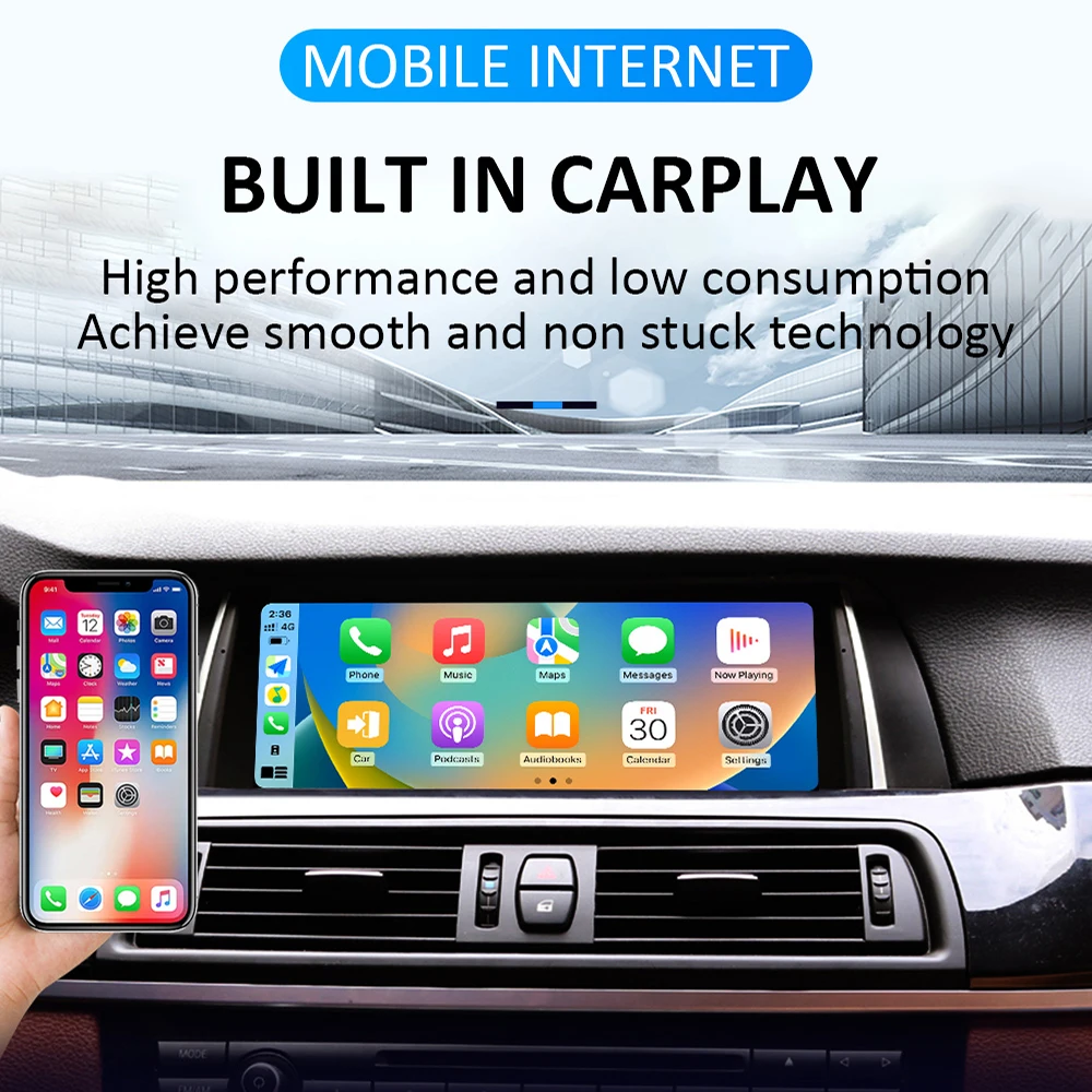 Сенсорный экран Qualcomm 662 Android 12 для BMW X5 X6 2006-2014 E70 E71 CCC CIC GPS Автомобильный