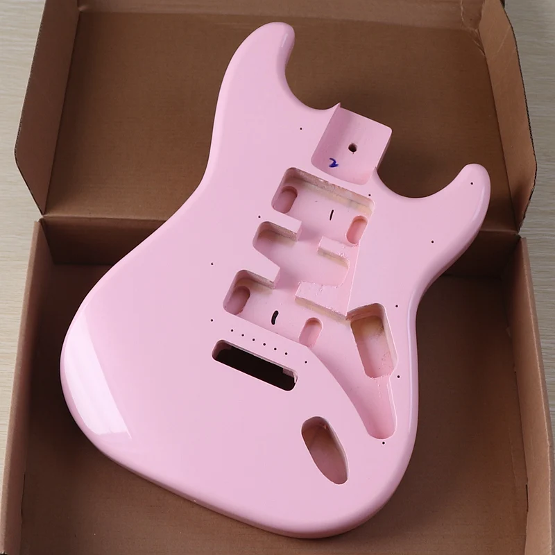 ST розовый корпус электрогитары тополя музыкальный инструмент DIY