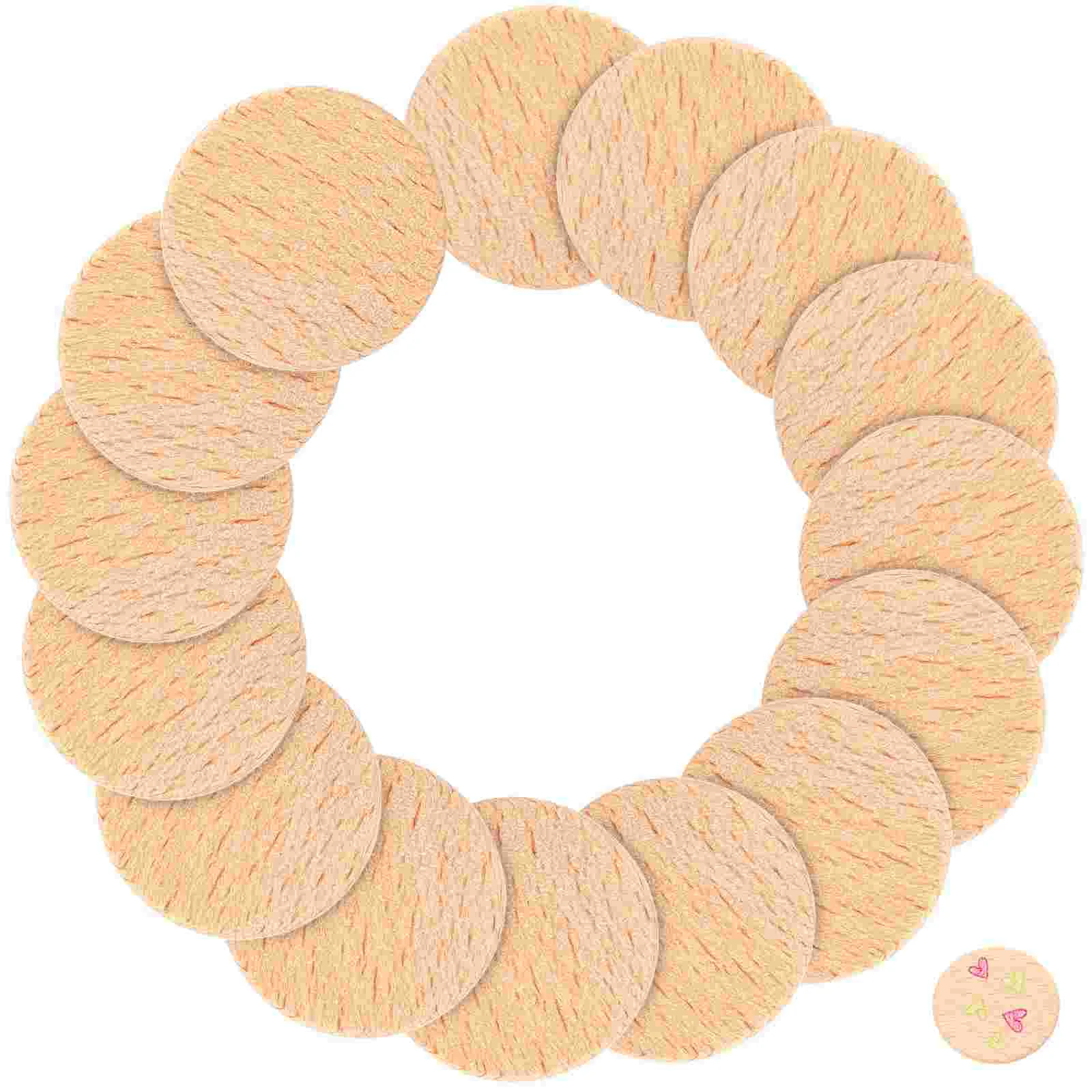

Wood Blank Wooden Cutout Slices Unfinished Rounds Chips Cutouts Craft Diy Graffiti Blocks Discs