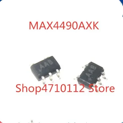 Бесплатная доставка НОВЫЙ 10 шт./лот MAX4490AXK + T MAX4490AXX MAX4490 AAB SC70-5 IC
