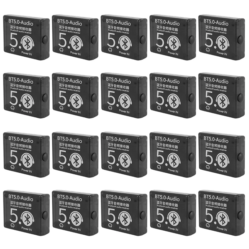 

20 Pcs BT5.0 Audio Receiver MP3 Bluetooth Decoder Lossless Car Speaker Audio Amplifier Board With Case