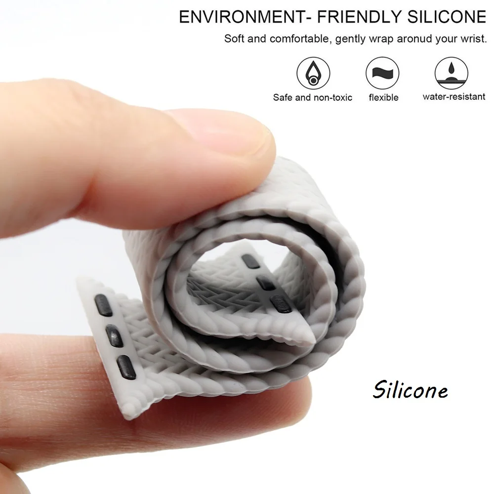 Solo Loop for Apple Watch Strap 44mm40mm 45mm41mm 49mm 38mm42mm Elastic Silicone Watchband Bracelet iWatch Serie 87 6543 SE Band