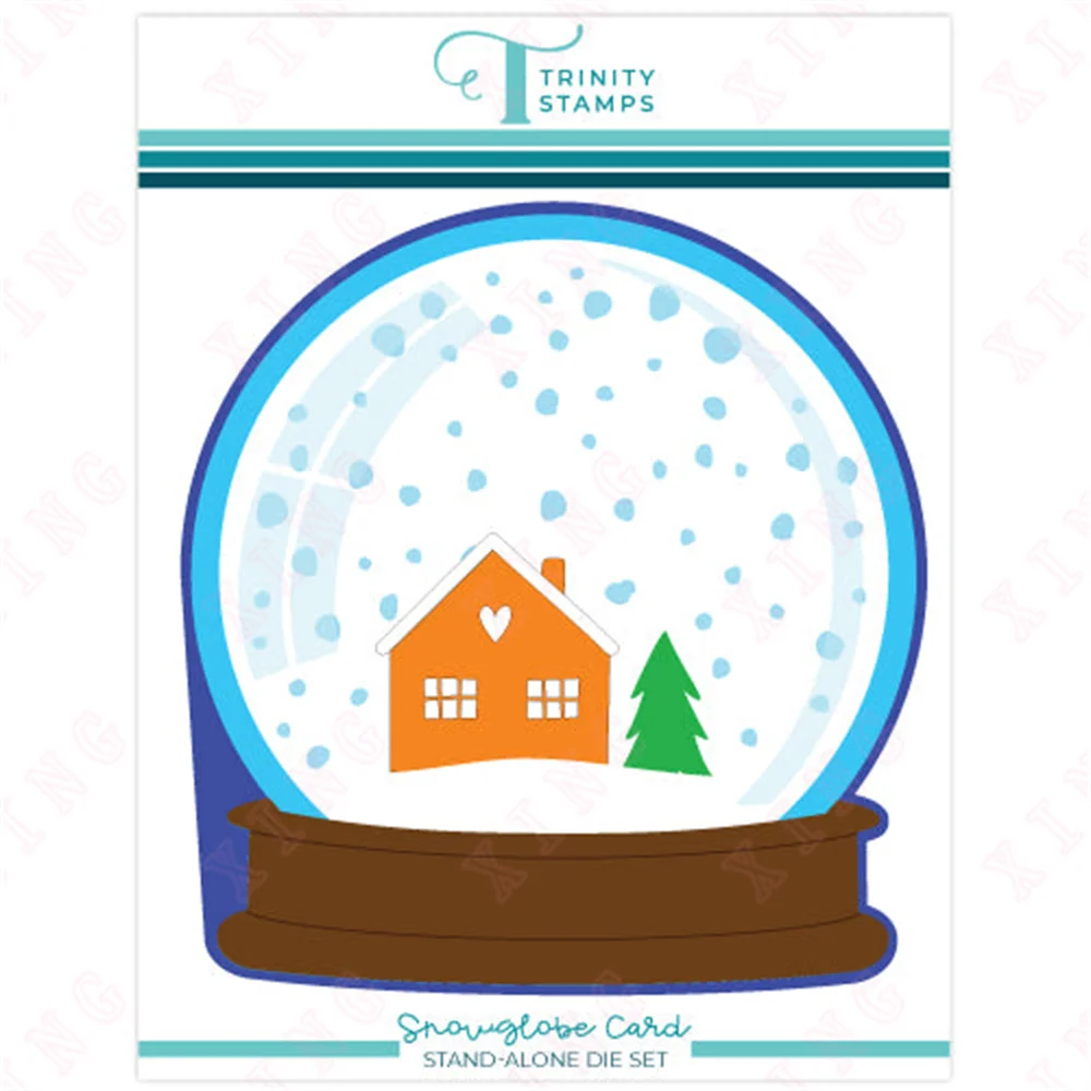 

Christmas New Metal Cutting Dies 2022 Diy Scrapbook Decoration Embossing Craft Templates Make Album Card Snowglobe Card Die Set