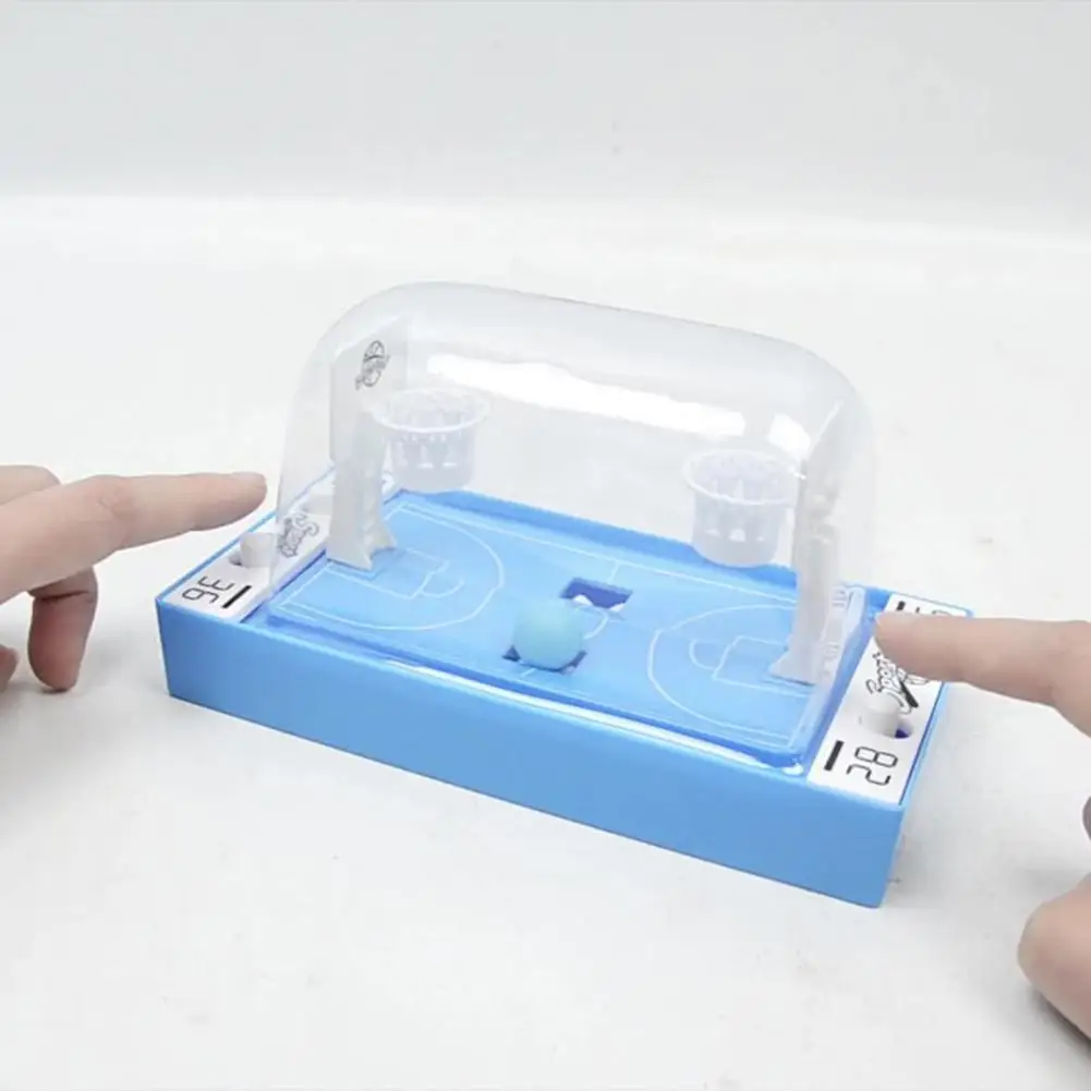 

Widely Use Useful No Battery Needed Kids Table Basketball Plastic Mini Basketball Toy Fun for Children