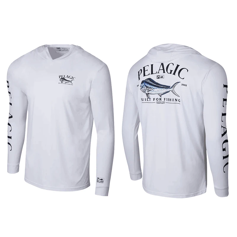 

Pelagic Hood Fish Clothing Performance Fishing Hoodie Uv Protection Long Sleeve Angling T-shirt Men Breathable Tops Camisa UPF50