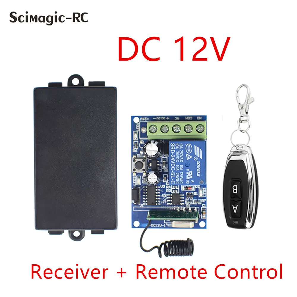 

433mhz Gate Control Remote Receiver For ALUTECH AT-4 AN-MOTORS AT-4 MOTORLINE DOORHAN BENINCA DEA Garage Door