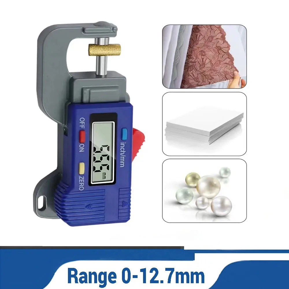 0-12 7 мм Мини цифровой толщиномер с циферблатом измеритель ширины измерительные