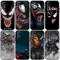 marvel venom cool phone case for samsung galaxy a32 4g 5g a51 4g 5g a71 a72 4g 5g silicone cover soft carcasa coque black