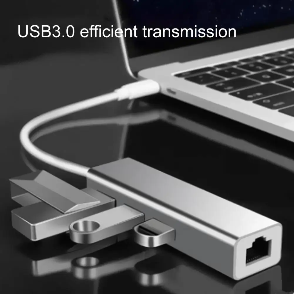 

Удобная Плата расширения без драйвера без задержки USB3.0 LAN адаптер расширения док-станция для ноутбука разветвитель концентратор док-станци...