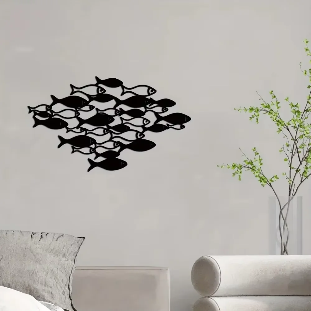 Океан тема настенное Искусство: черная классическая красота для гостиной и бара.