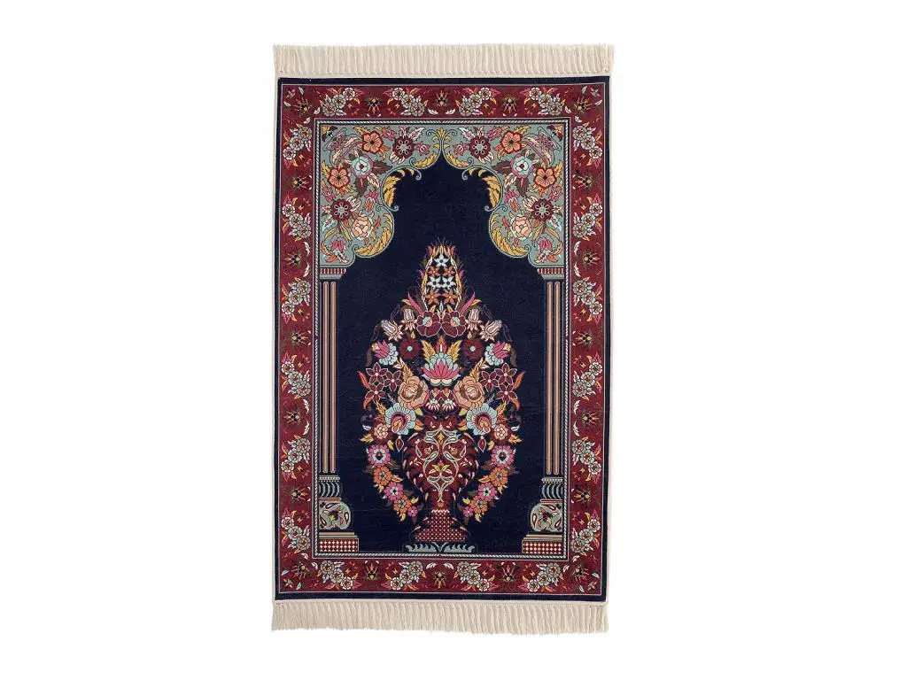 

Digital Printed Lux Umrah Prayer Mat Black
