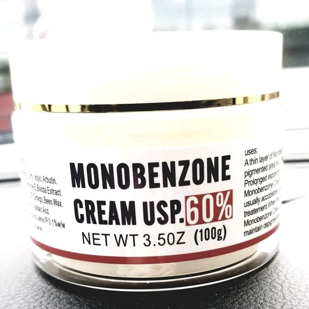 

Free Shipping 60% 1Pc Monobenzone White Face Whitening Cream Fades Skin Tone Clears Blemishes &amp Age Spots