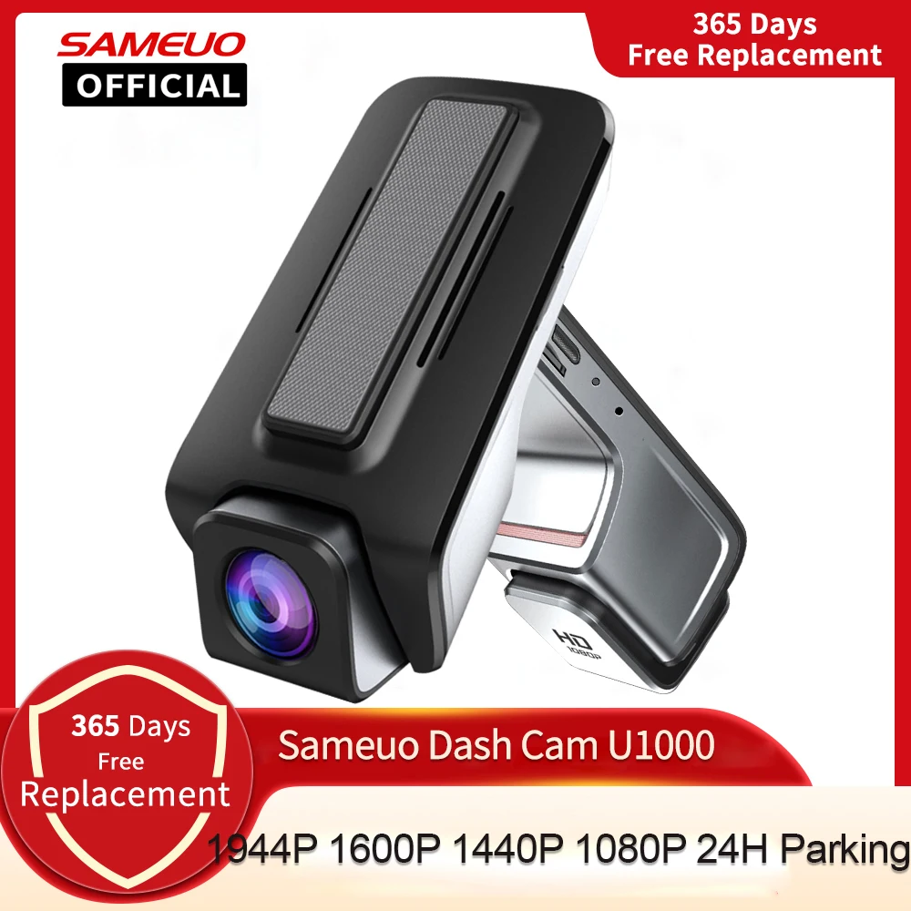 Sameuo U1000 car dvr wifi dash cam 4k Video recorder dash cam front and rear Dashcam Hidden camera 2160P car recorders 24H Park