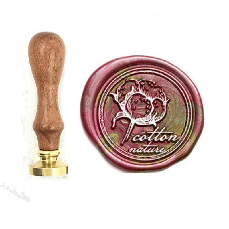 Изысканная краска восковая печать орнамент деревянная ручка, DIY древняя печать ретро Свадебная печать конверт, винтажная восковая печать Высокое качество 18