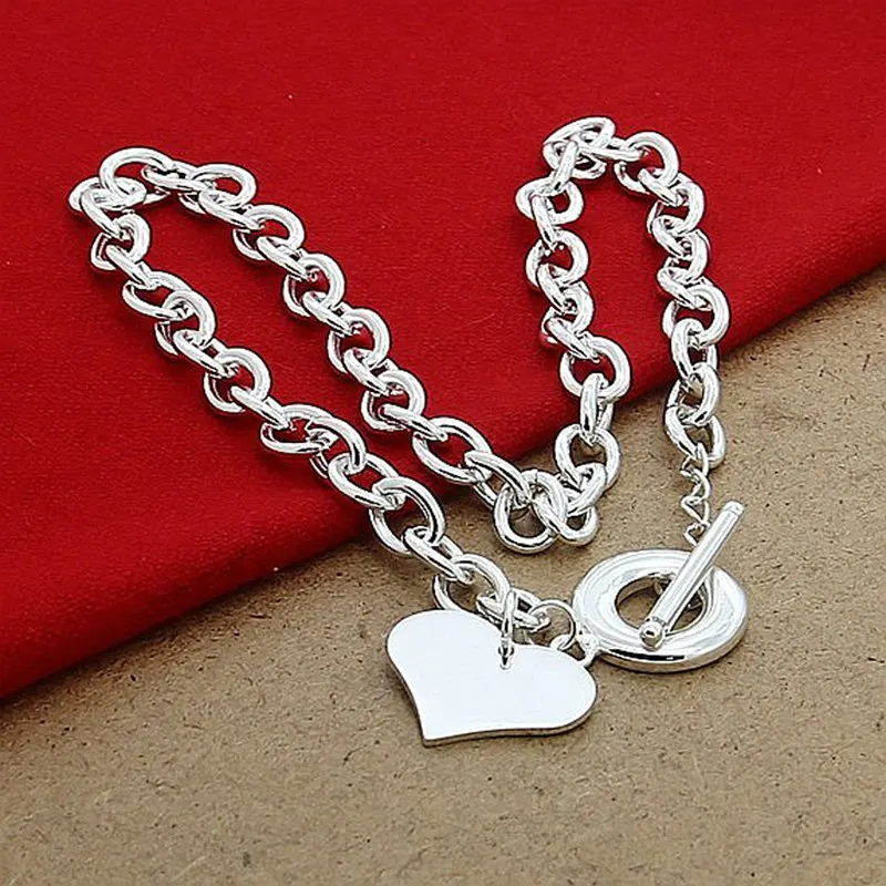 Женское ожерелье из серебра 925 пробы