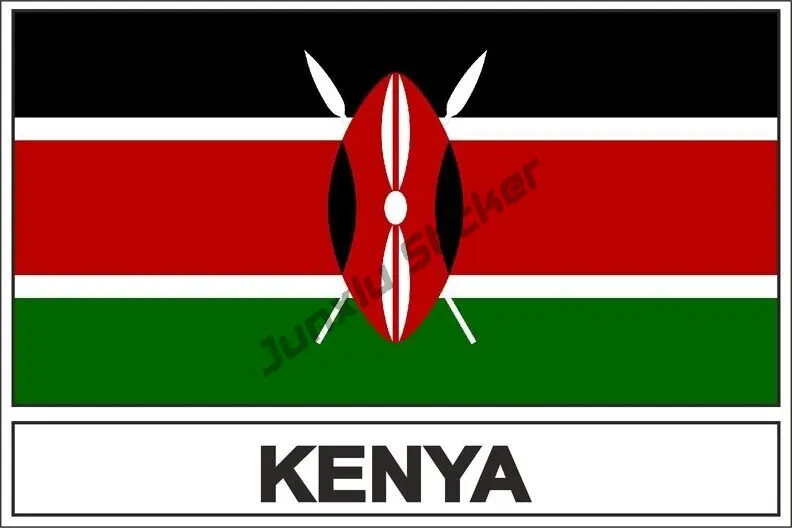 

Наклейка с изображением флага из Кении, наклейка с изображением флага для ноутбуков, стаканов, окон, автомобилей, грузовиков, стен, автомобильный аксессуар, автомобильные наклейки