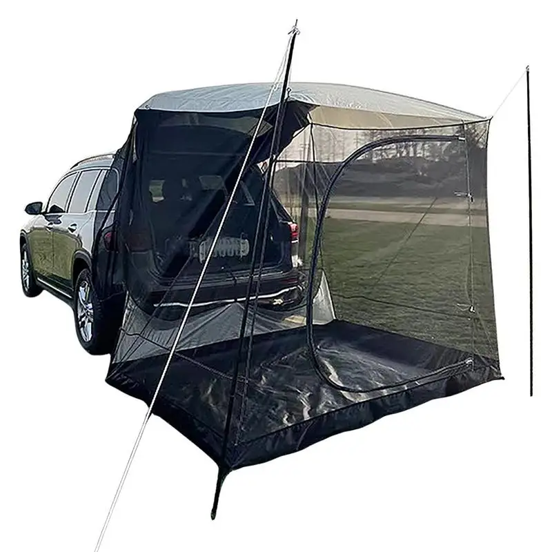 

SUV Tents For Camping Universal SUV Camping Tent Large Shade Camping Tent 3 Seasons 5-6 Person Multifunctional Suitable For