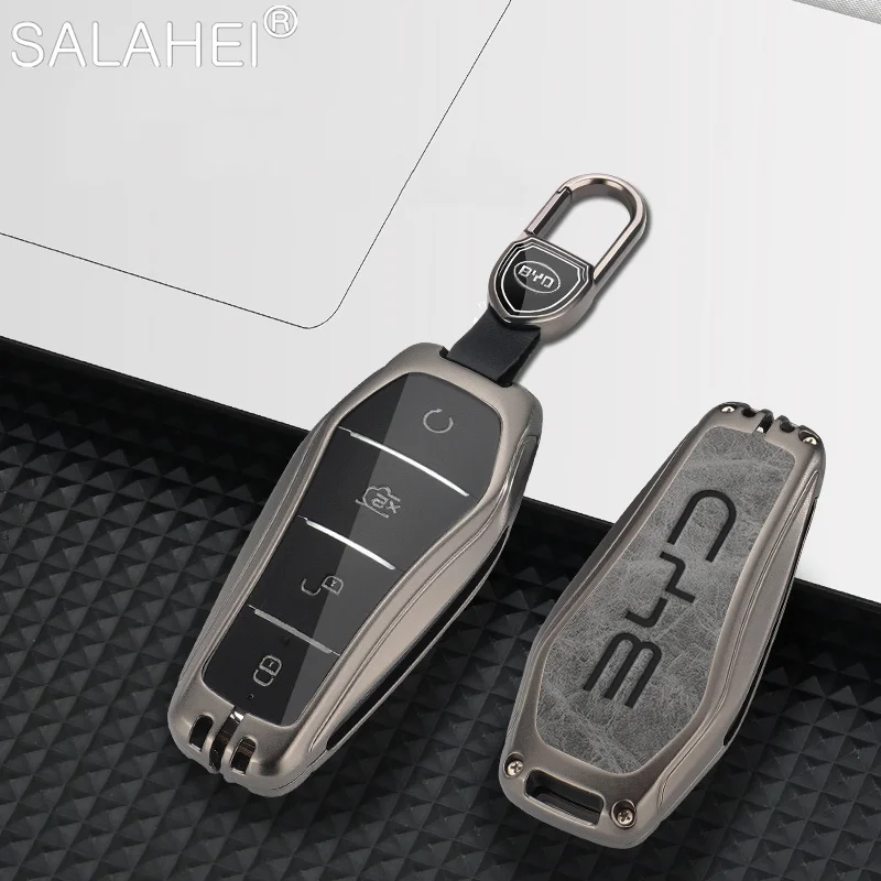 

Car Key Case Cover Holder Shell For BYD Atto 3 Yuan Han EV Dolphin Song Pro MAX Qin PLUS Tang DM 2018-2022 Protector Accessories