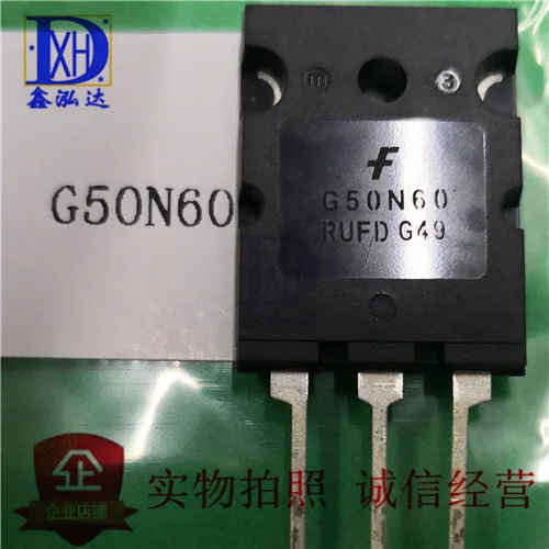 G50N60 600V 50A IGBT NPT TO-247 New+Original Stock　TRIODE　 10 uds |