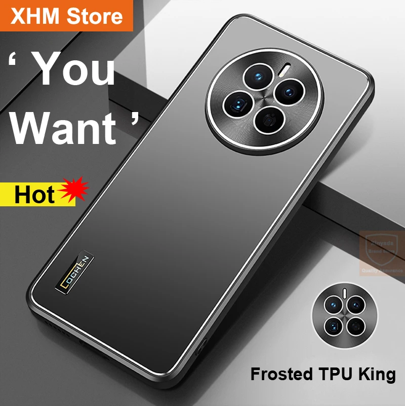 

Матовый фарфоровый чехол для Huawei Mate 50 Pro Mate50, брендовый чехол из ТПУ для Huawei Mate 40 Pro, задняя крышка, бампер, оболочка