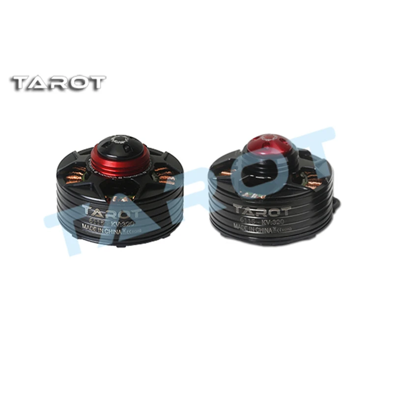 Двигатель Tarot TL4X003 TL4X005 черный с красной крышкой 6115 кв самоблокирующийся резьбой