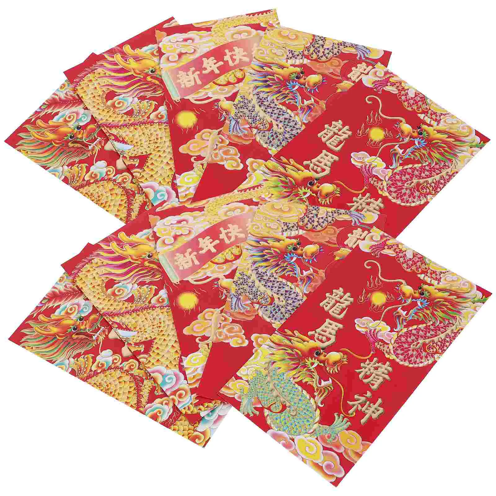

Year Dragon Money Packet Paper Red Chinese Style Envelope Envelopes Cash Gifts 2024 Bag