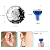 mini hearing aids invisible adjust in the ear sound amplifier d30 use 10a battery portable deafnesselderly smallest audifonos