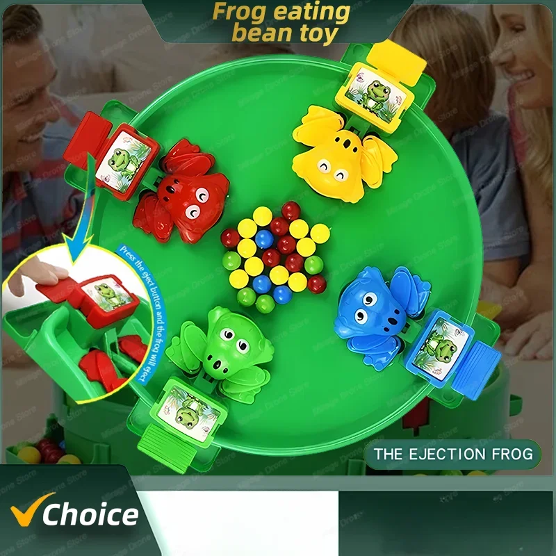 Интерактивная Настольная Игра hungry Frog Eating Beans Для Снятия Стресса Развлечения