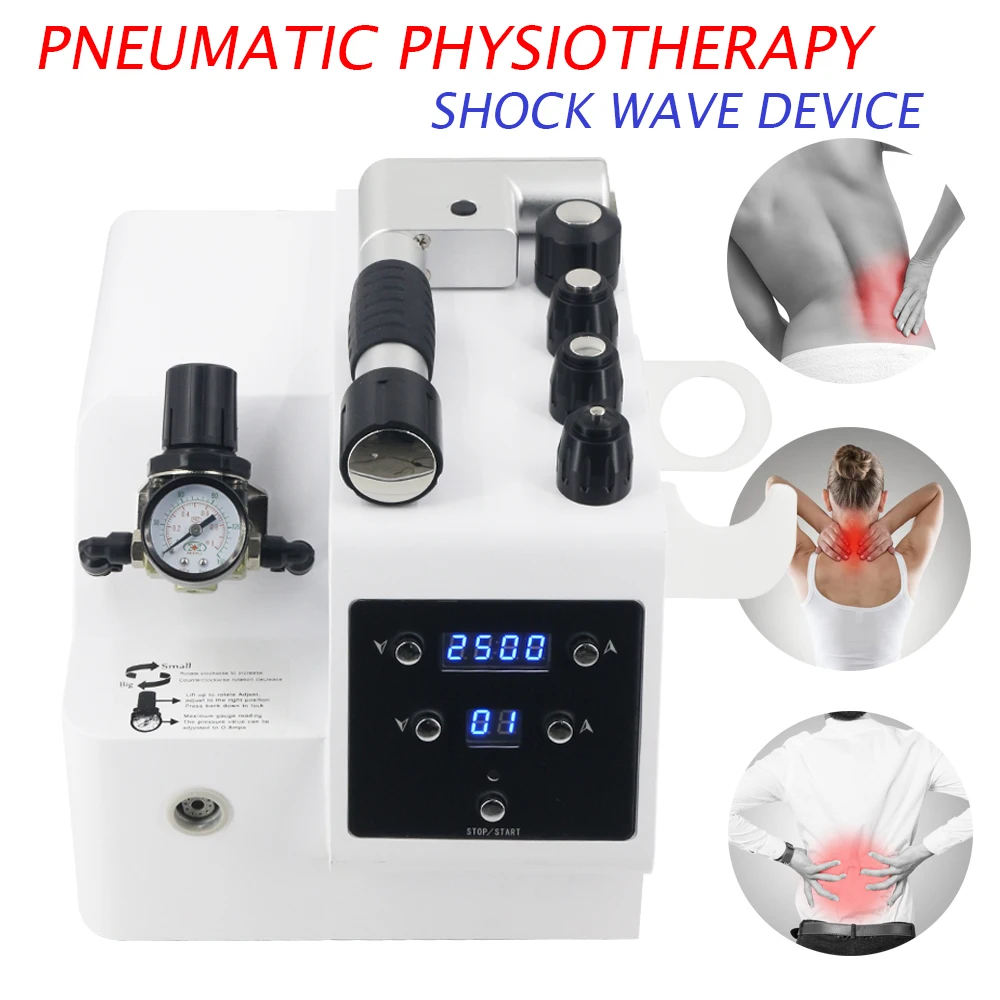 

Pneumatic Shock Wave Device 8 Bar For 2022 ED Treatment Physical Shockwave Therapy Machine For Patellar Tendonitis Pain Relief