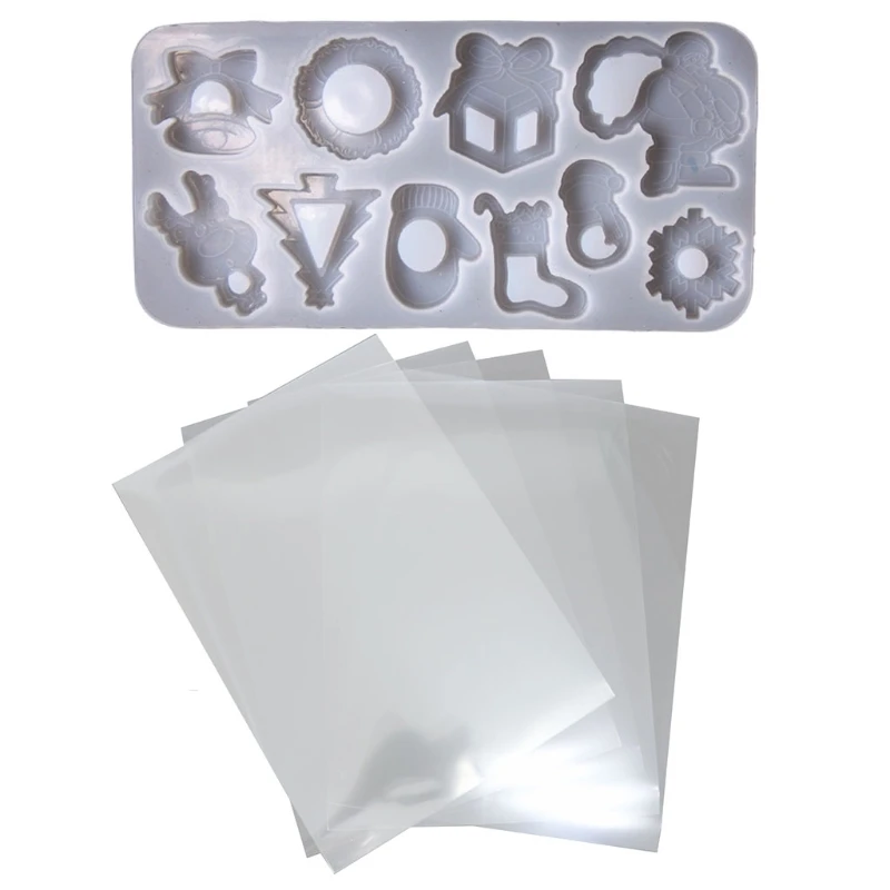 

Christmas Quicksand Keychain Epoxy Resin Mold Hanging Ornaments Silicone Mould