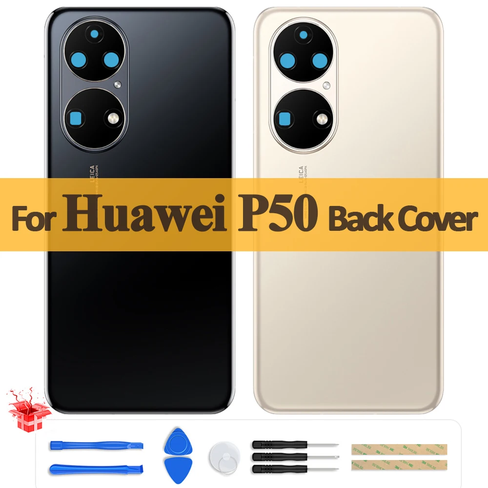 Задняя крышка AAA + для Huawei P50 задняя батарейного отсека ABR-AL00 ABR-LX9 чехол задней