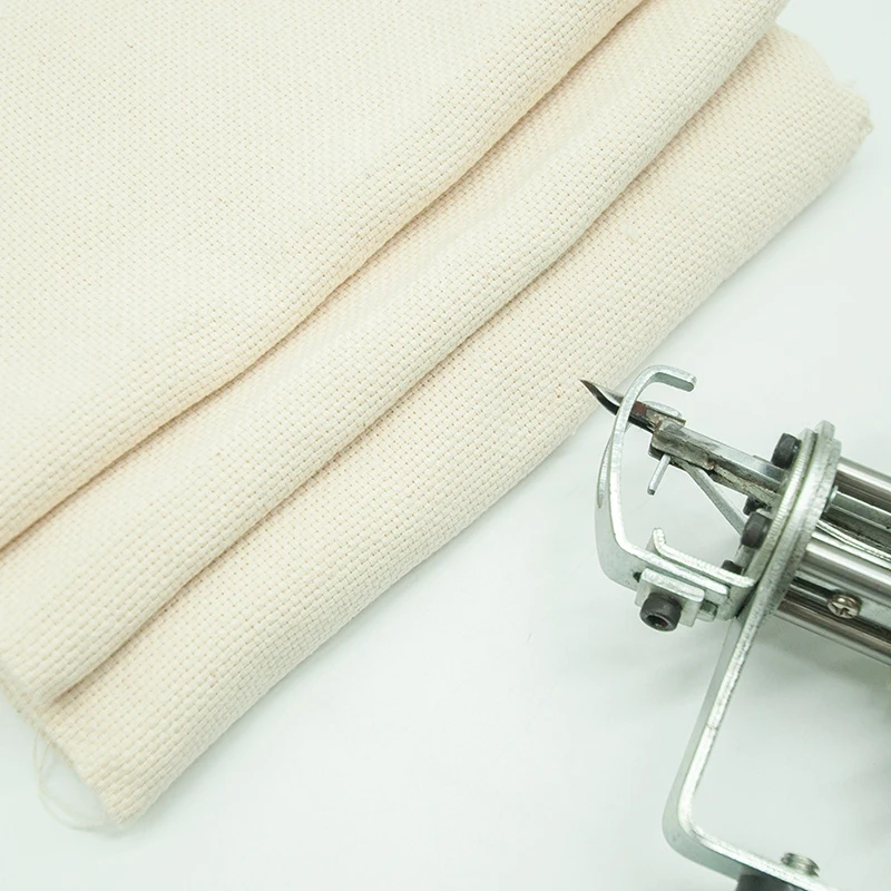 

Tufting Special Fabric Tufted Cloth Yellow Thread Cloth Handmade DIY Carpet Base Clothes Poke Embroidery Cloth Fabric for Sewing