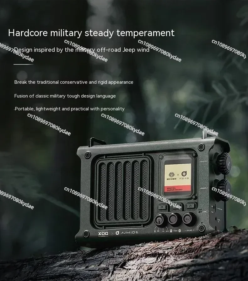 Bluetooth-Колонка XOG Archimedes Портативная колонка с TFT-экраном тяжелые басы кнопкой