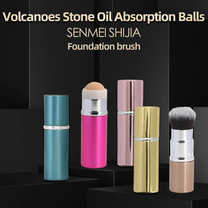 

1 шт. кисти для макияжа Инструменты Новая кисть для румян портативная и Выдвижная Кисть для макияжа ремонт пудры краски инструмент для красо...