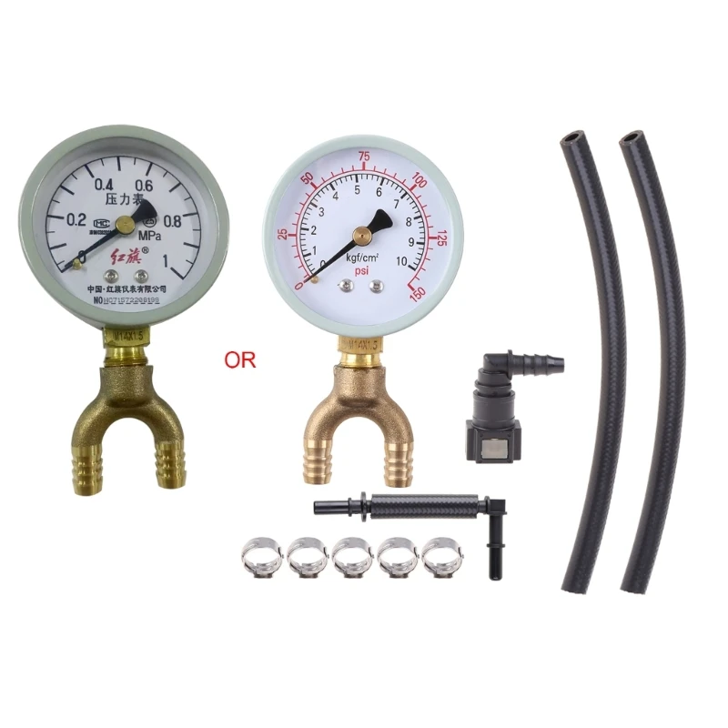 

Petrol Die sel Fuel Pressure Gauge Tester Pressure Gauge Practical Test D7WD