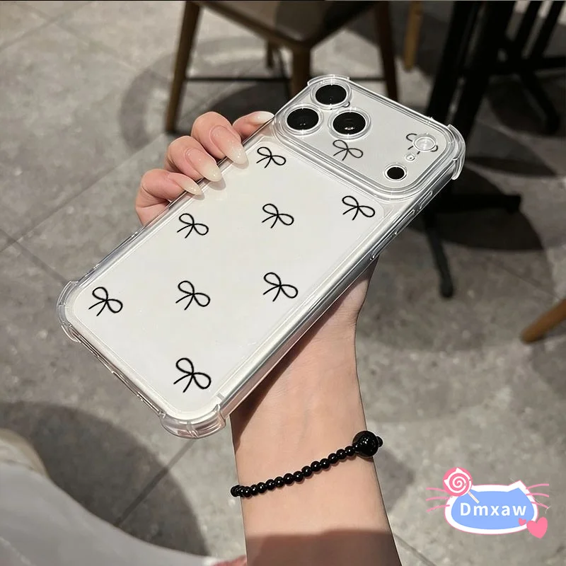 Чехол с черным бантом для Huawei Nova Y91 Y90 Y73 Y72S Y71 Y70 Y63 Y62 Plus Y61 Y60 5 5i Pro 5T 5Z 4 4E 3 3i 2 Lite 2i 2S (art.: 3920dd347e2da) - 3920dd347e2da