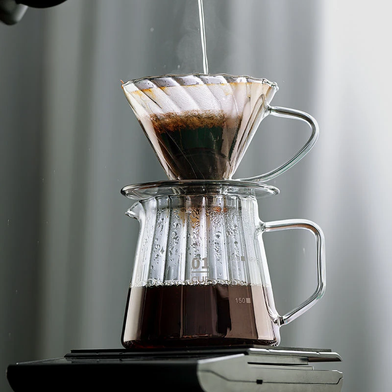 Наборы кофейных горшков с ручным тиснением современный домашний фильтр для кофе