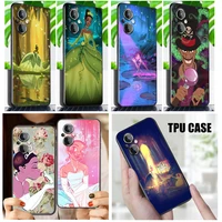 the princess and the frog phone case for oneplus nord n200 n20 ce2 lite ce 10 9rt 9r 9 8 8t 7 7t 6 6t pro 5g black tpu cover