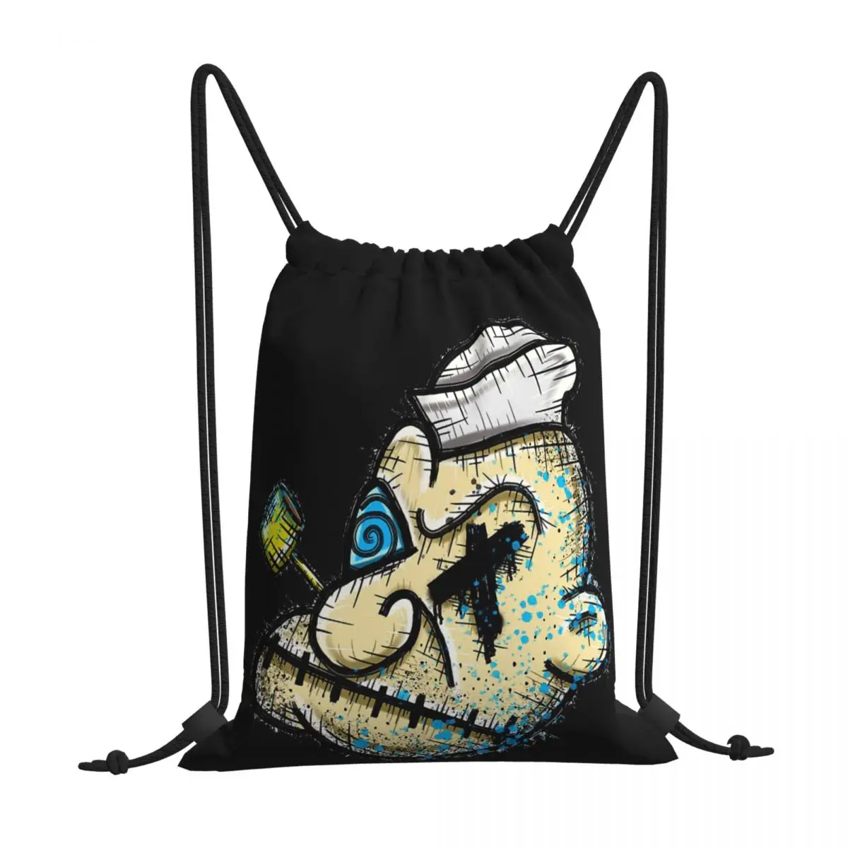 

Art Popeye The Sailor Spinach Cartoon Drawstring Bags Gym Waterproof Storage Organize Bundle Pocket Rope Bag
