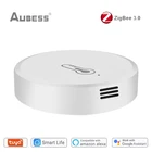 Датчик влажности и температуры Tuya Zigbee 3, комнатный гигрометр, термометр для Alexa Google Home Smart Life, контроль через приложение
