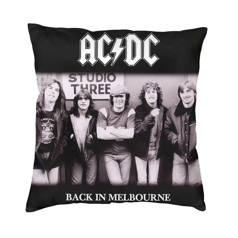 

Ретро Рок AC DC наволочка для диванной подушки декоративный салонный чехол 3D принт тяжелый металл музыка наволочки для диванной подушки Чехо...