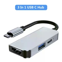 usb c docking station hub type c to hdmi compatible pd 87w usb 3 0 adapter for matebook pro macbook air usb c splitter