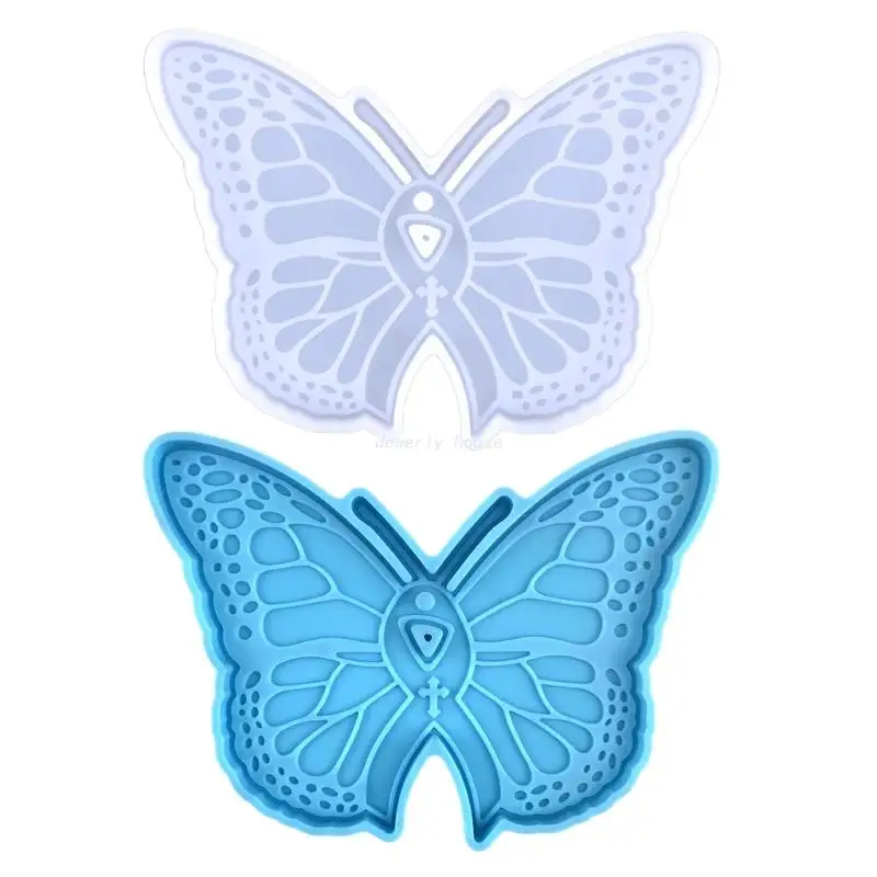 

Силиконовая форма в форме бабочки, декоративная подвесная форма для брелоков, поделки «сделай сам», LXAE