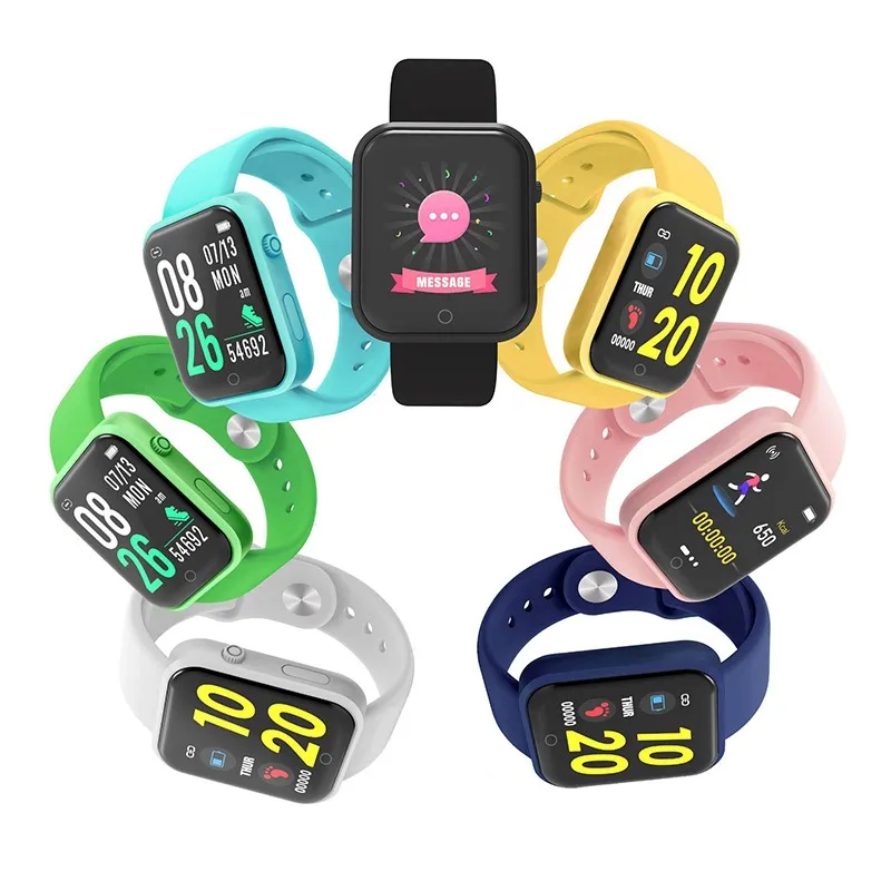 Hot Selling Exquisite Bluetooth Health Monitoring Women's Sports Rubber Smartwatch Women's Engagement Holiday Fashion Gifts