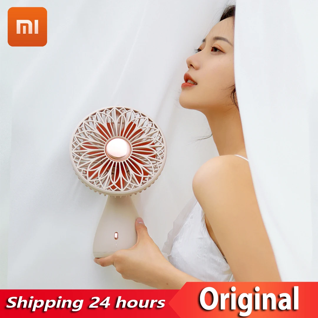 

2022 New Xiaomi SOTHING Silent Desktop Fan Bridal bouquet USB Plug-in Charging Portable Electric Fan for Office Desk Dormitory