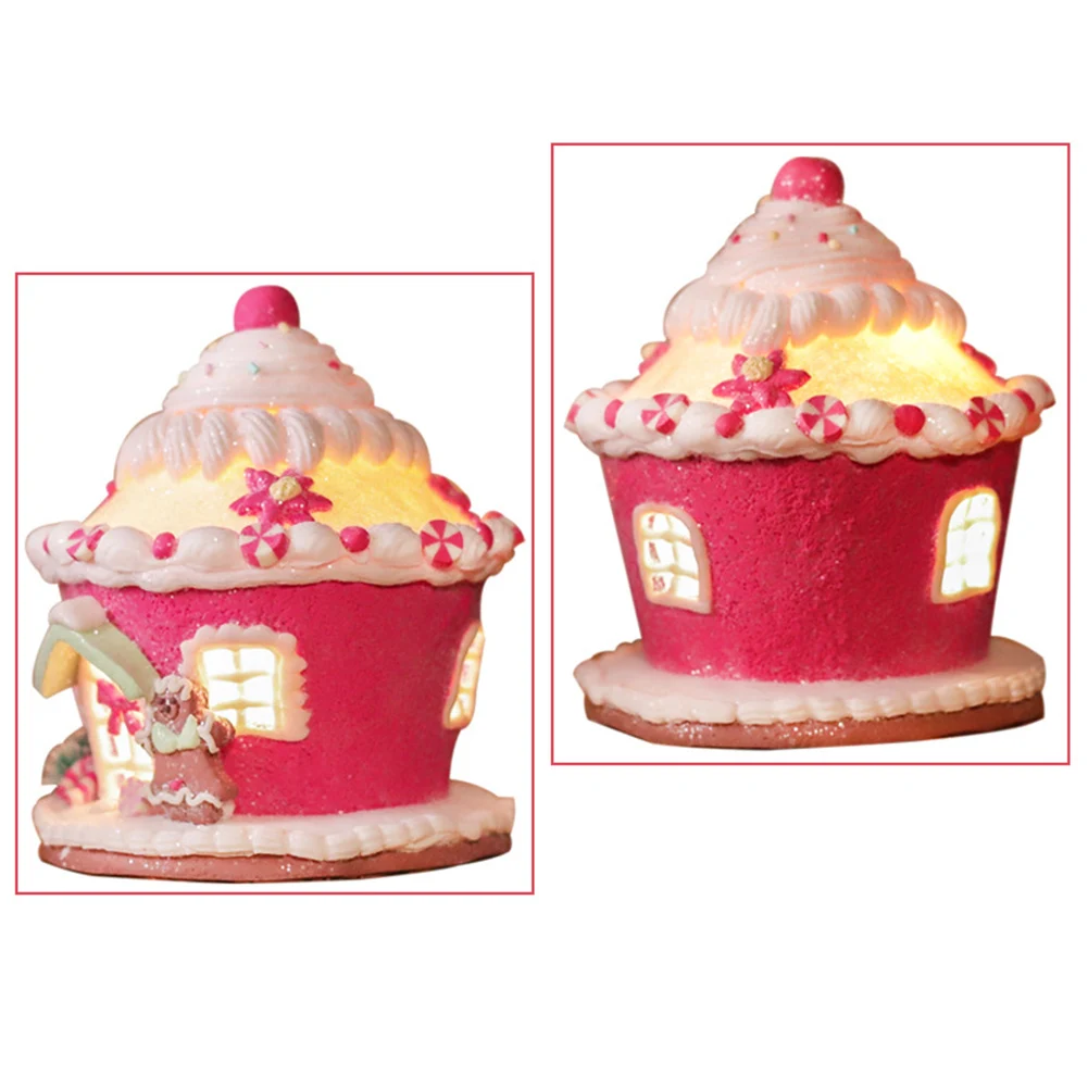 Рождественское украшение светящаяся глина подвеска в виде конфетного дерева