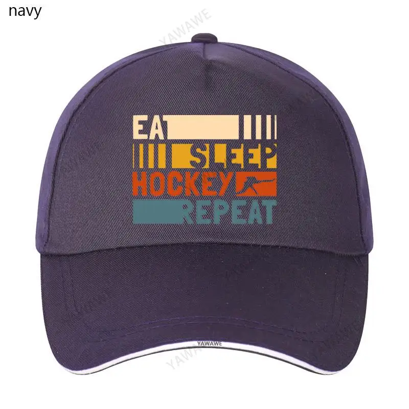 

baseball Cap Hat Sport Bonnet Snapback Hip Hop Eat Sleep Hockey Repeat Dad hat outdoor summer Baseball Caps